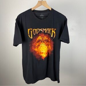 OFFICIAL Godsmack 2015 Concert Tour 1,000HP Skull Vintage Y2K T Shirt Size XL